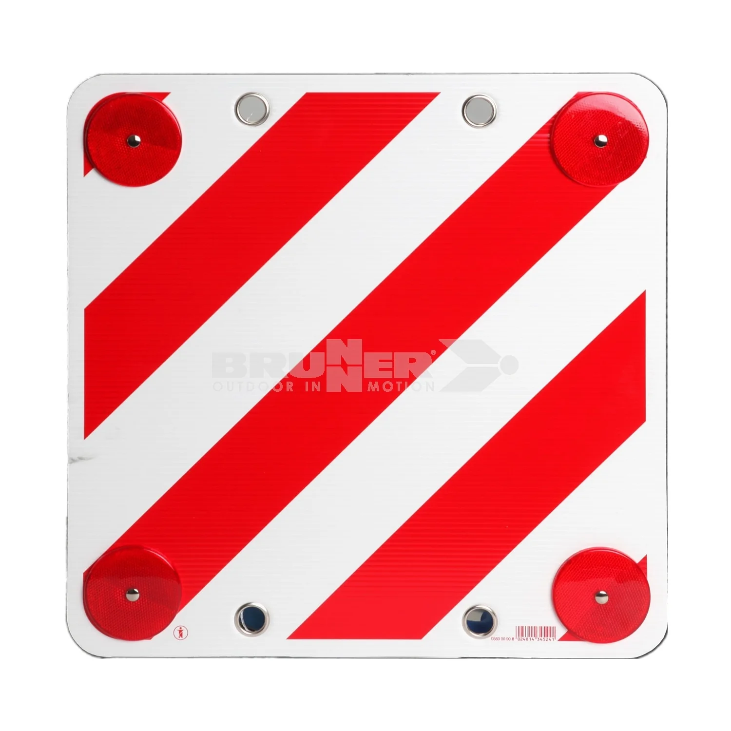 CARTELLO CARICHI SPORGENTI ZEBRA PL 50X50 - NON OMOLOGATO IN ITALIA