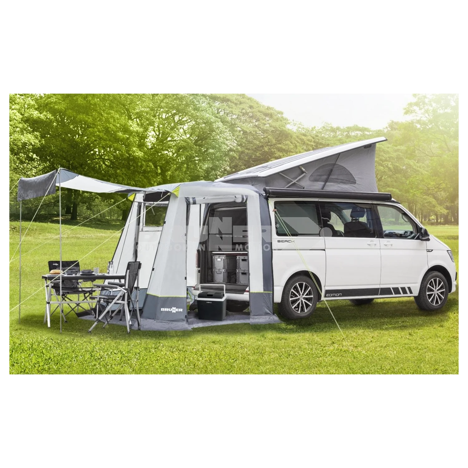BRUNNER COMET TENDA PER PORTELLONE POSTERIORE FURGONATO VW T5 T6 - Image 2