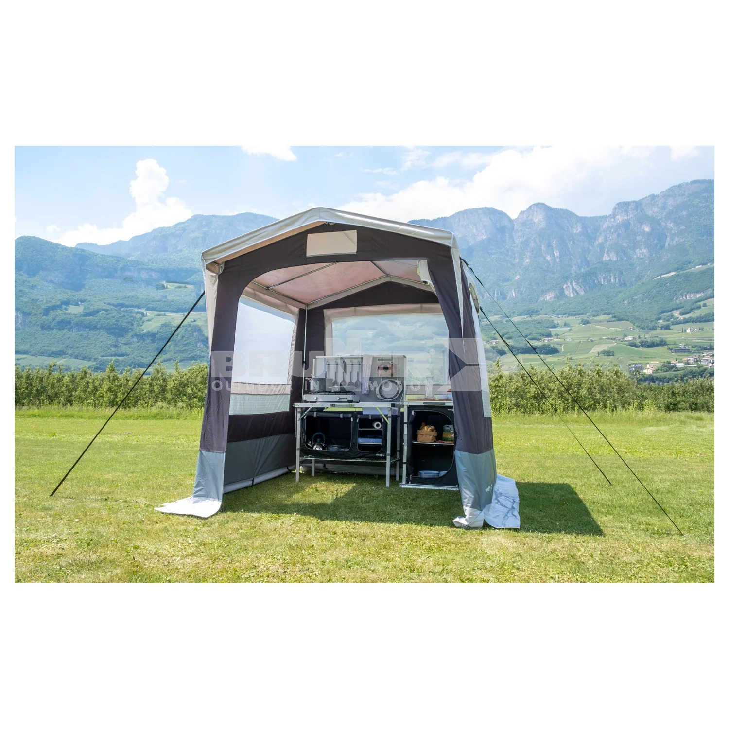 BRUNNER GUSTO NG TENDA CUCINA/CUCINOTTO CON TETTO A FALDE - DISPONIBILE IN 3 MISURE E 2 COLORI! - IN PROMOZIONE! - Image 2