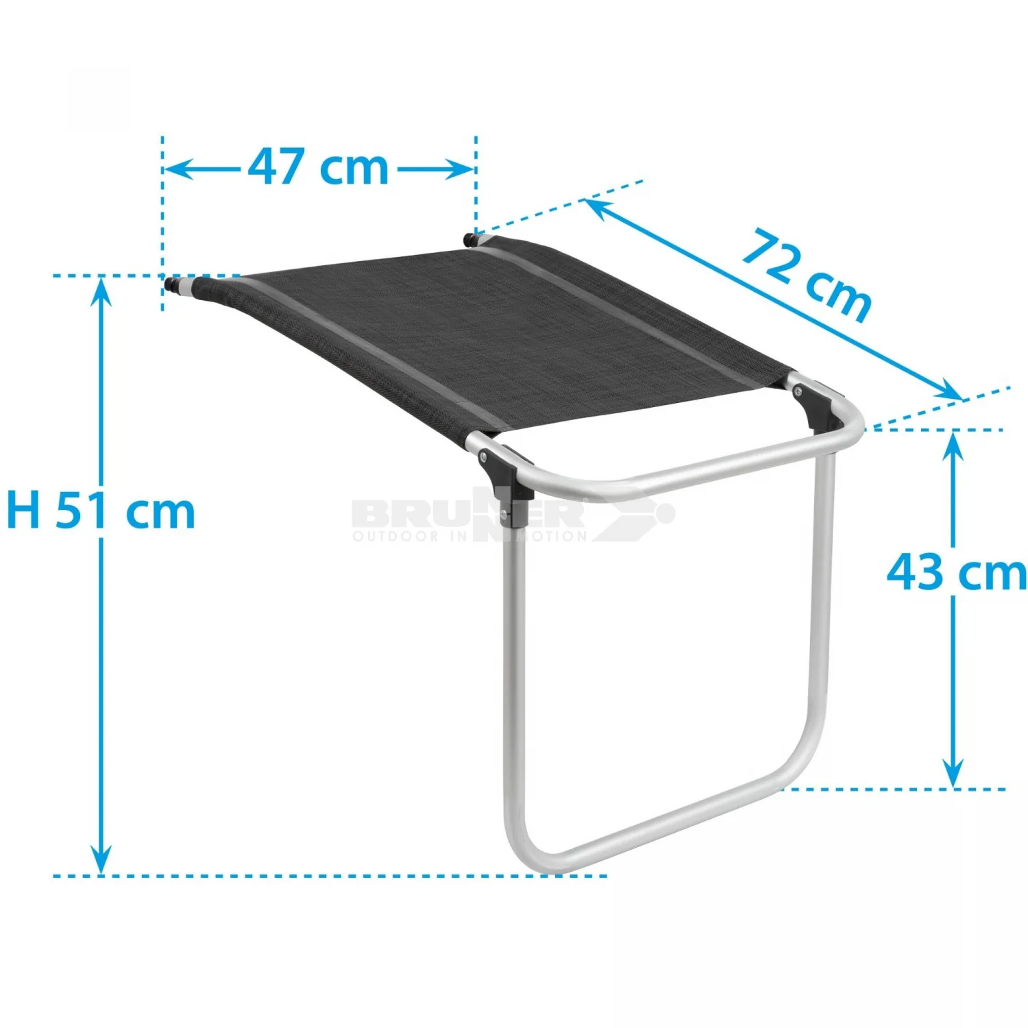 BRUNNER SKYE FOOTREST POGGIAGAMBE PIEGHEVOLE COMPATIBILE CON MODELLO SEDIA SKYE - Image 5