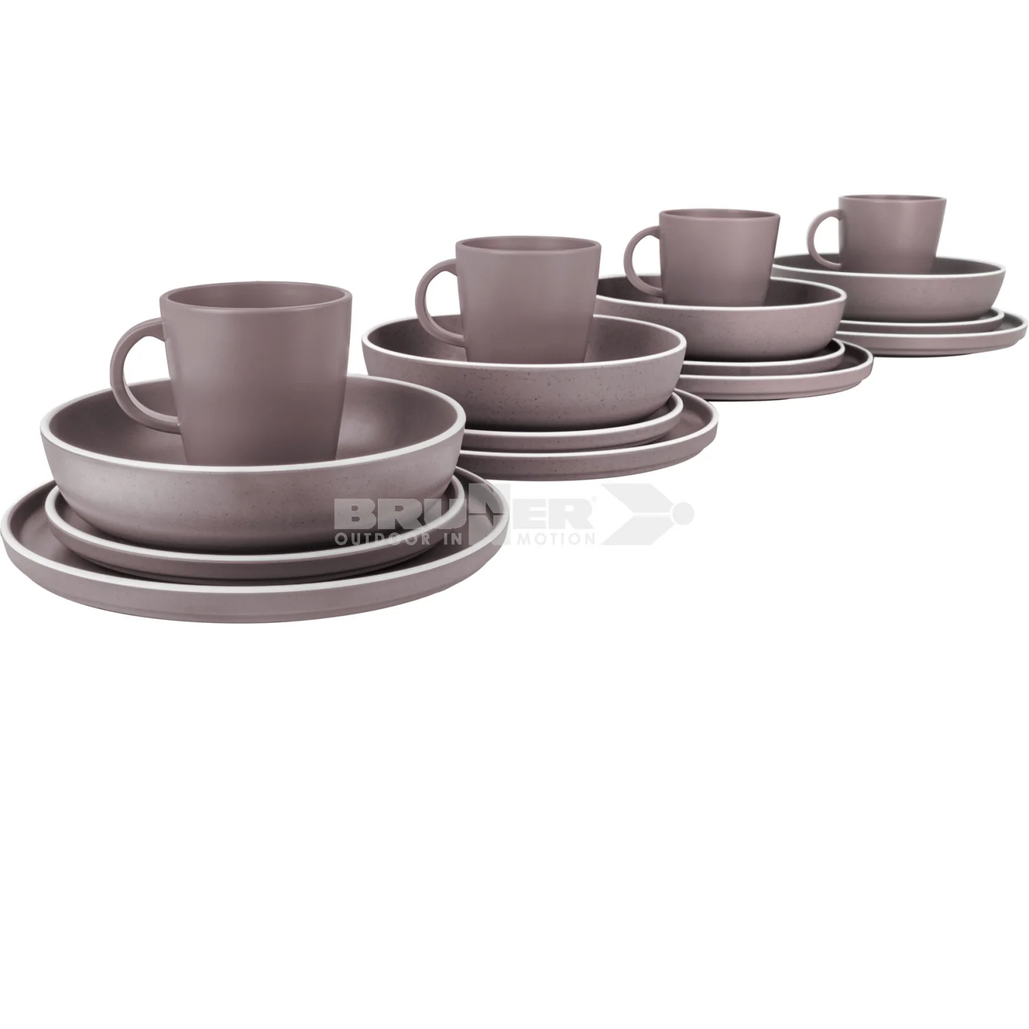BRUNNER STOVIGLIE IN MELAMINA E FONDO ANTISLIP FANTASIA DOLOMIT - ARTICOLI ASSORTITI - DISPONIBILE IN DIVERSI COLORI - Image 42