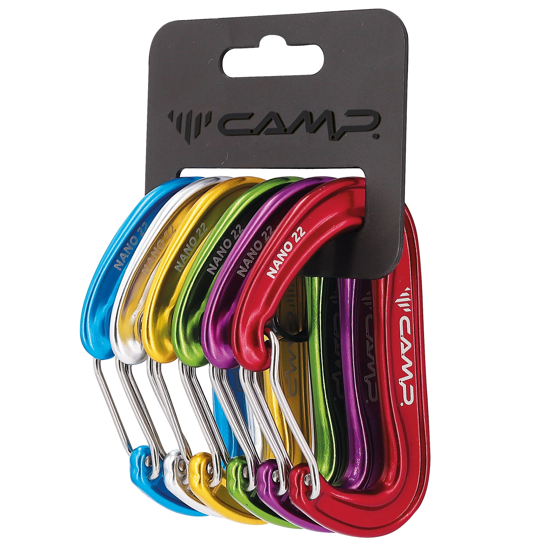 CAMP RACK PACK NANO 22 SET 6 MOSCHETTONI ULTRALEGGERI