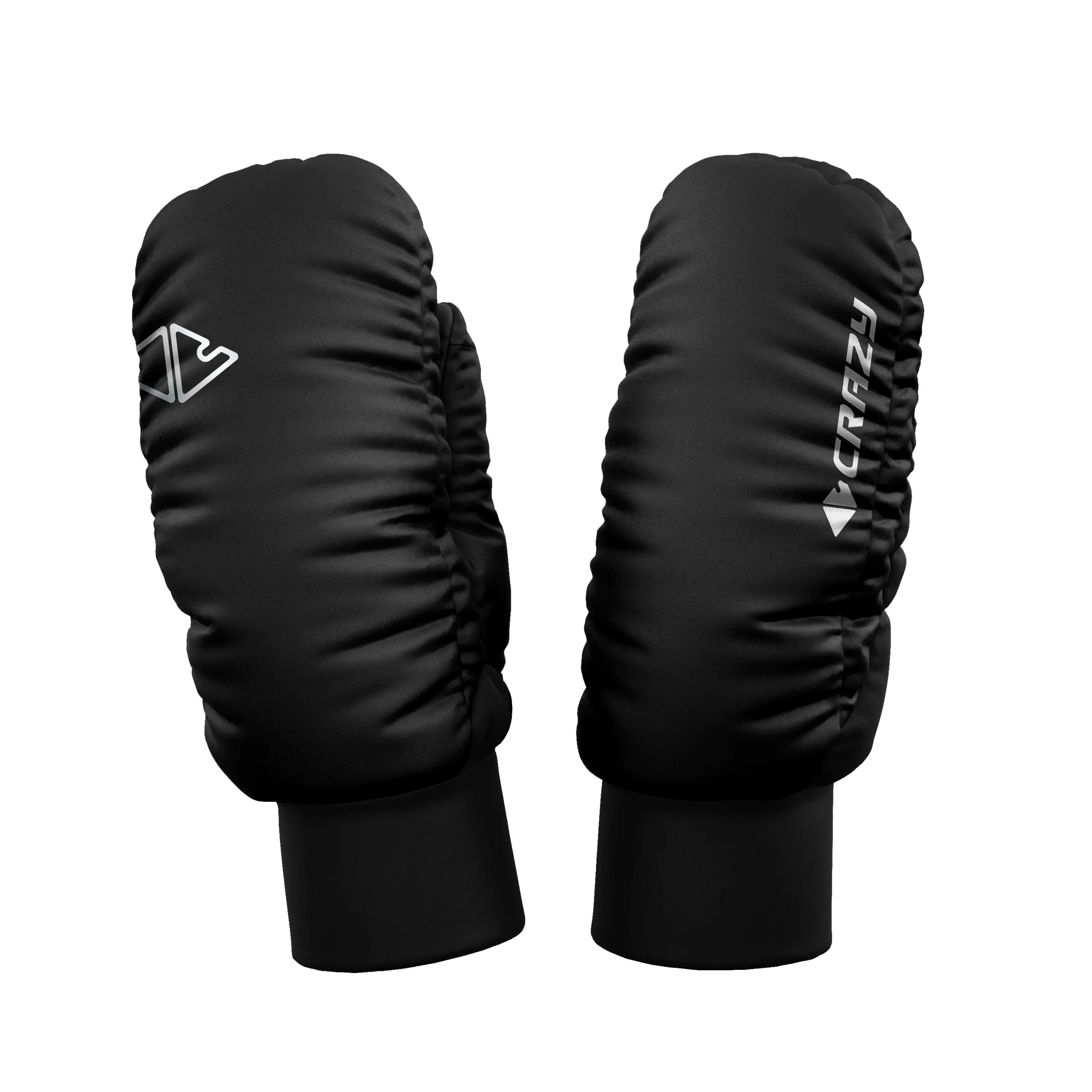 CRAZY GLOVES LEVITY MOFFOLE IMBOTTITE DA ALPINISMO ULTRALEGGERE COLORE: BLACK