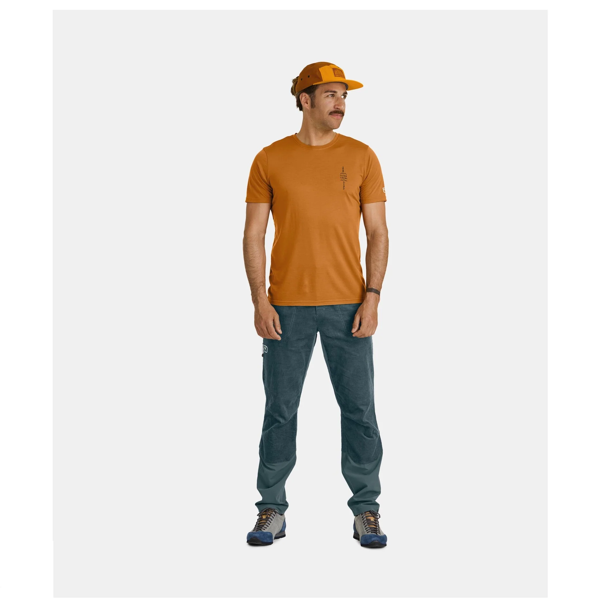ORTOVOX CASALE PANT PANTALONI UOMO DA ARRAMPICATA IN CANAPA TESSILE E COTONE BIOLOGICO - Image 7