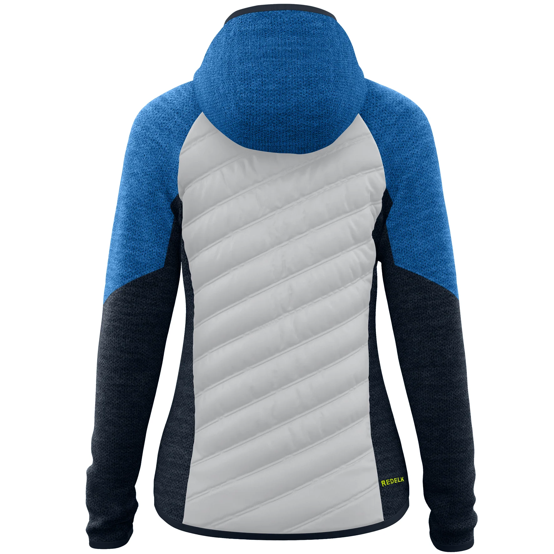 REDELK KORA GIACCA IBRIDA DONNA IMBOTTITA CALDA E TRASPIRANTE CON CAPPUCCIO - NUOVI ARRIVI - GRIGIO PERLA - Image 2