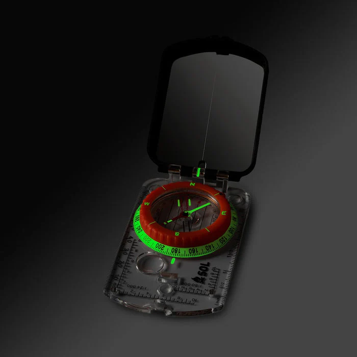SOL SIGHTING COMPASS WITH MIRROR BUSSOLA DI MIRA CON SPECCHIO - Image 2