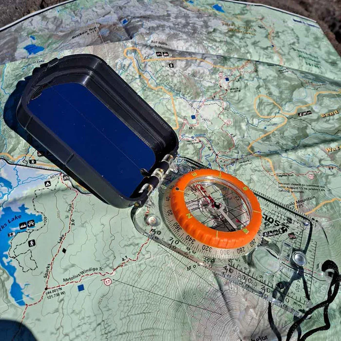 SOL SIGHTING COMPASS WITH MIRROR BUSSOLA DI MIRA CON SPECCHIO - Image 3